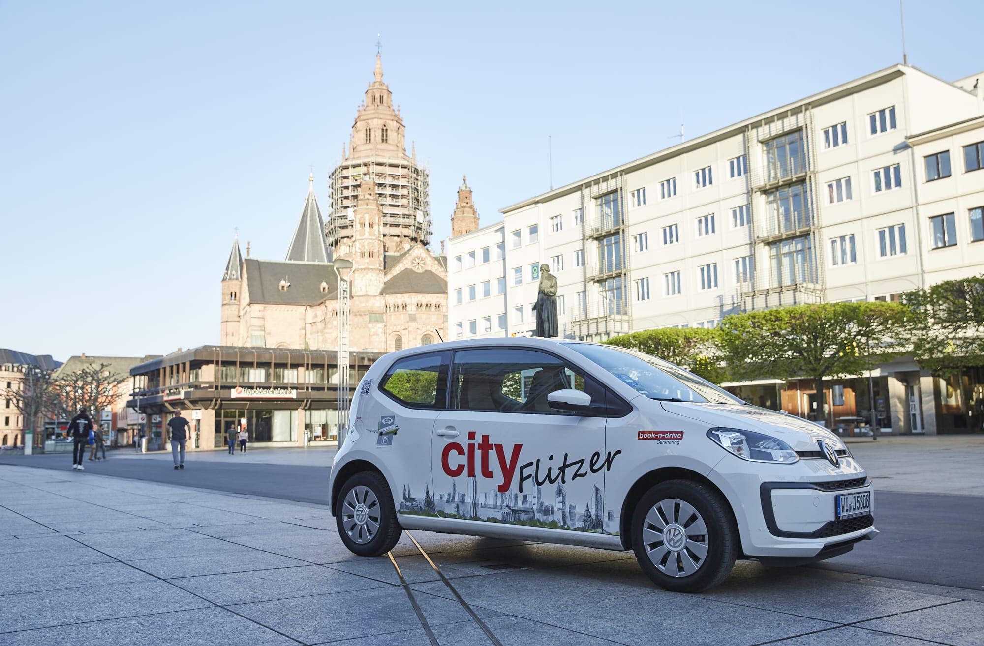 cityFlitzer von book-n-drive auf dem Gutenbergplatz