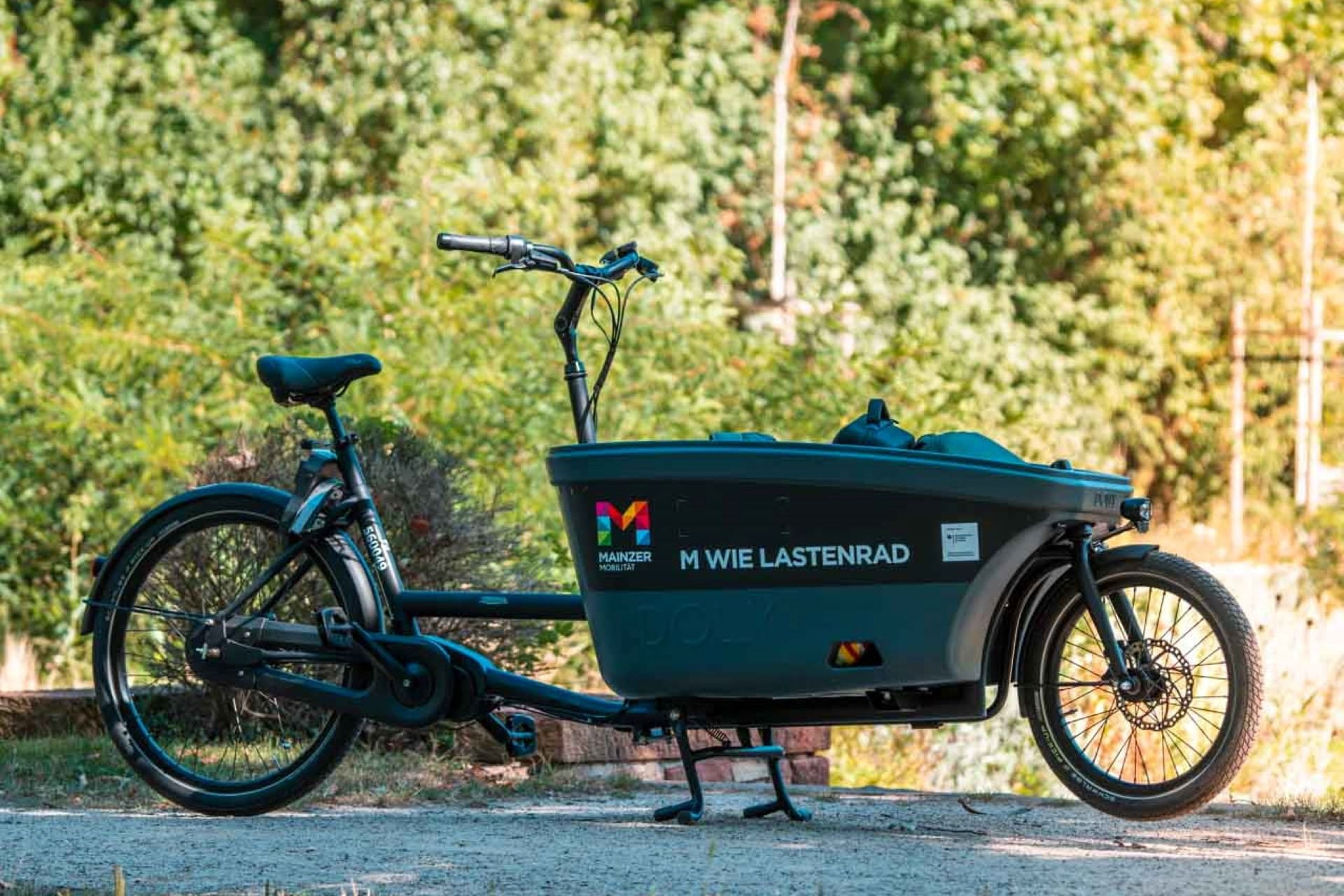 Werbefläche am Lastenrad