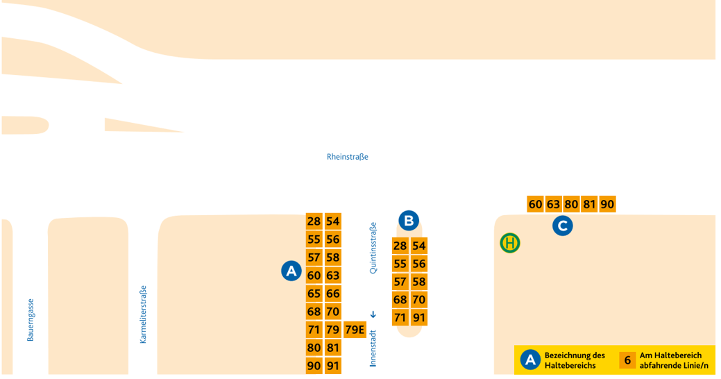 Rheingoldhalle Anordnung