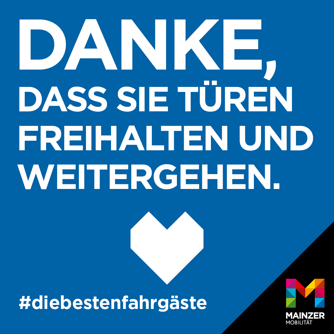 Bild: Danke dass sie tueren freihalten und weitergehen