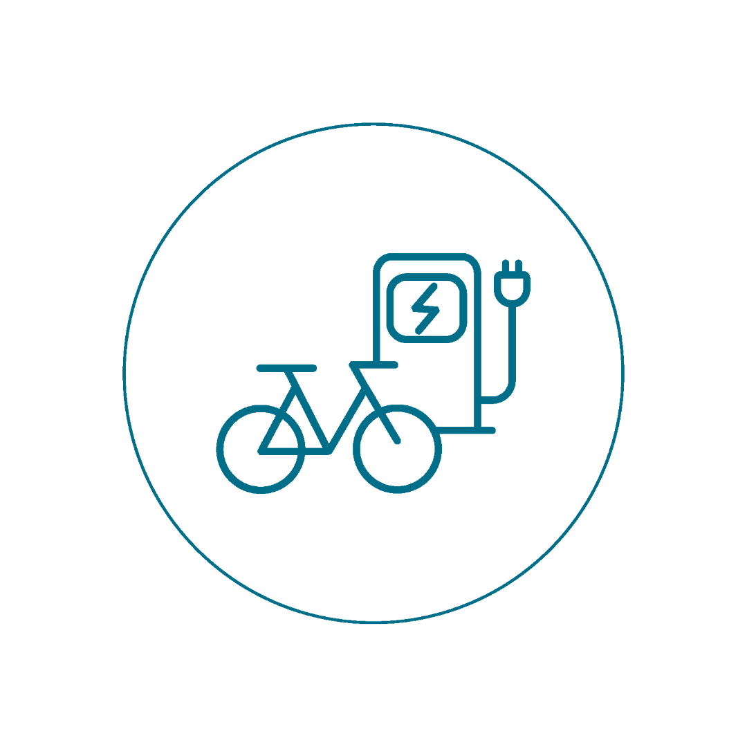 Piktogramm E-Bike-Ladestation