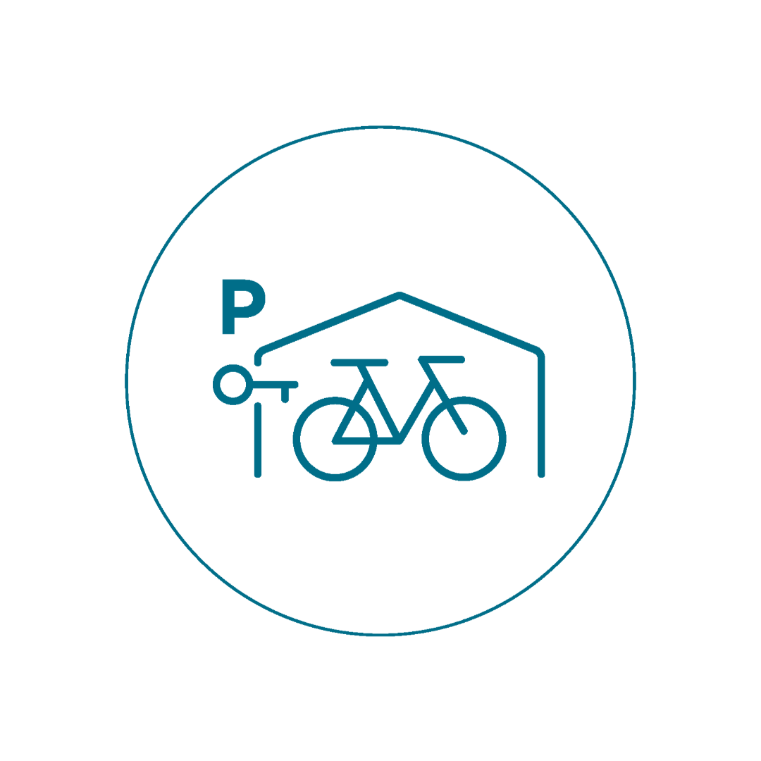 Piktogramm Fahrradsammelschließanlage