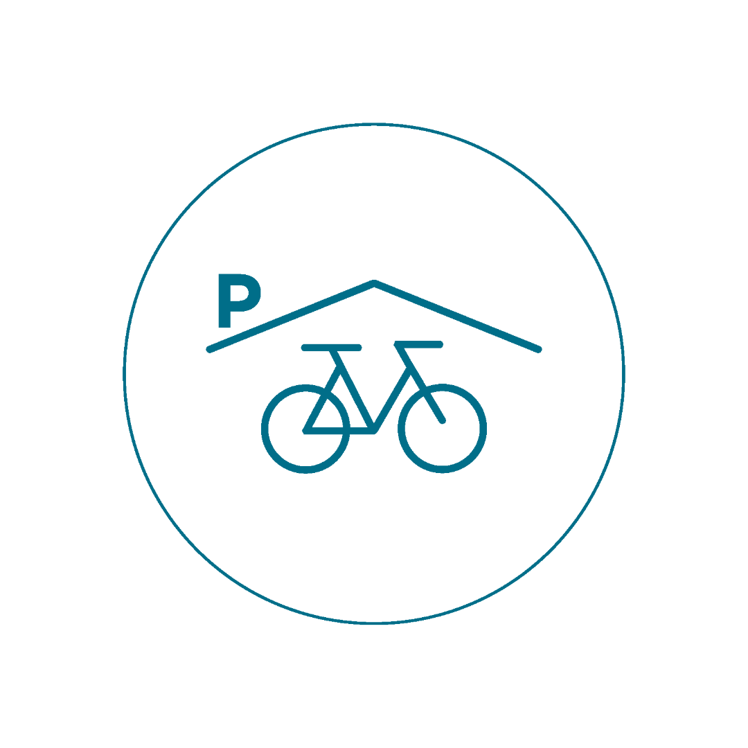 Piktogramm Fahrradüberdachung