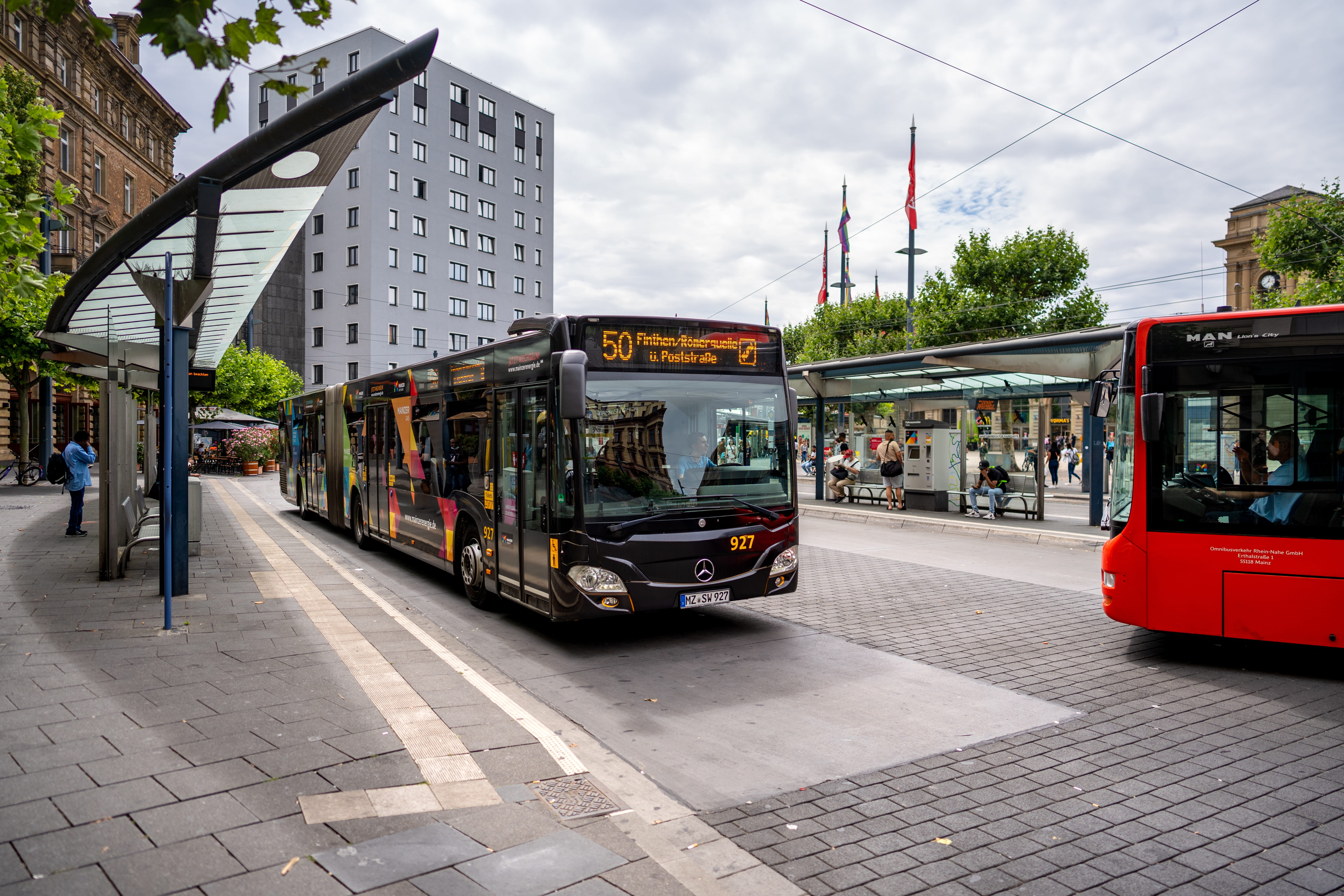 Foto eines Gelenkbusses Citaro Baujahr 2013
